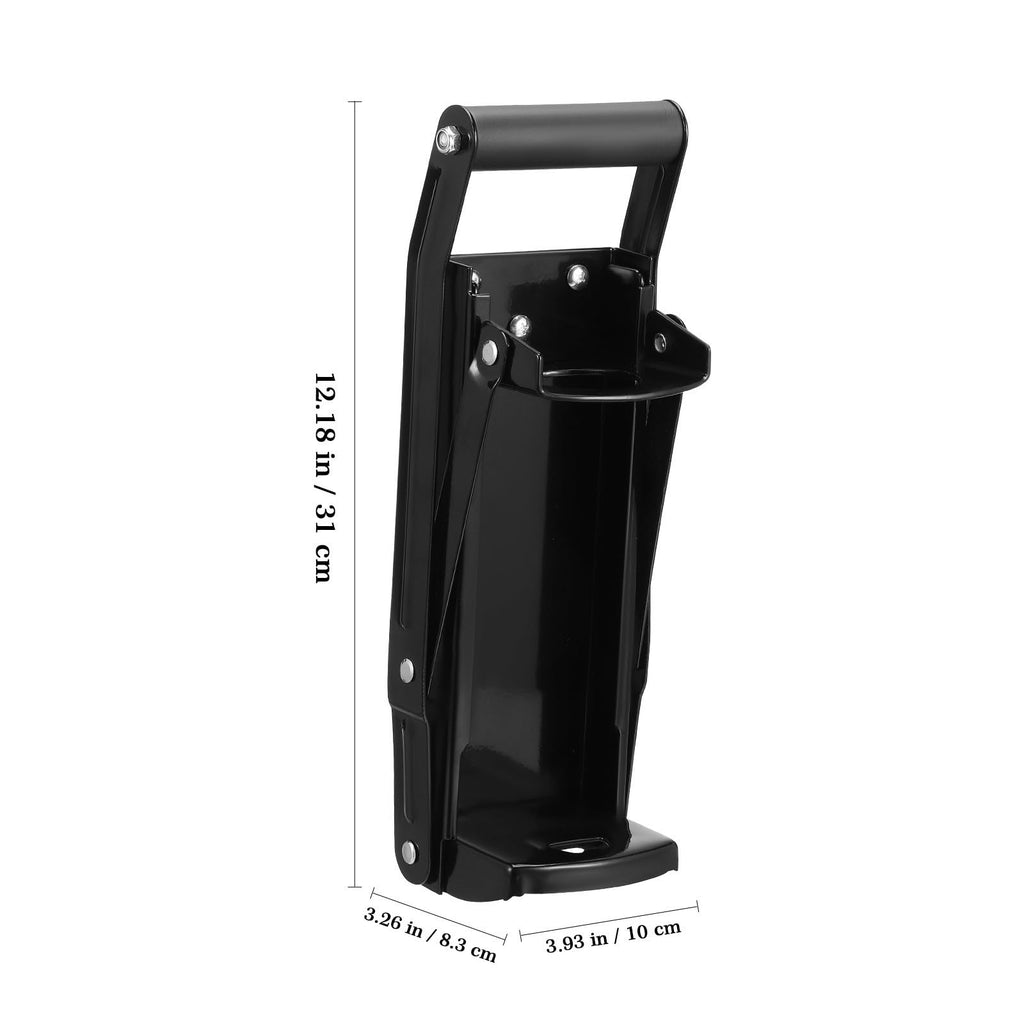 Black Heavy Duty Wall Mounted Can Crusher G9978