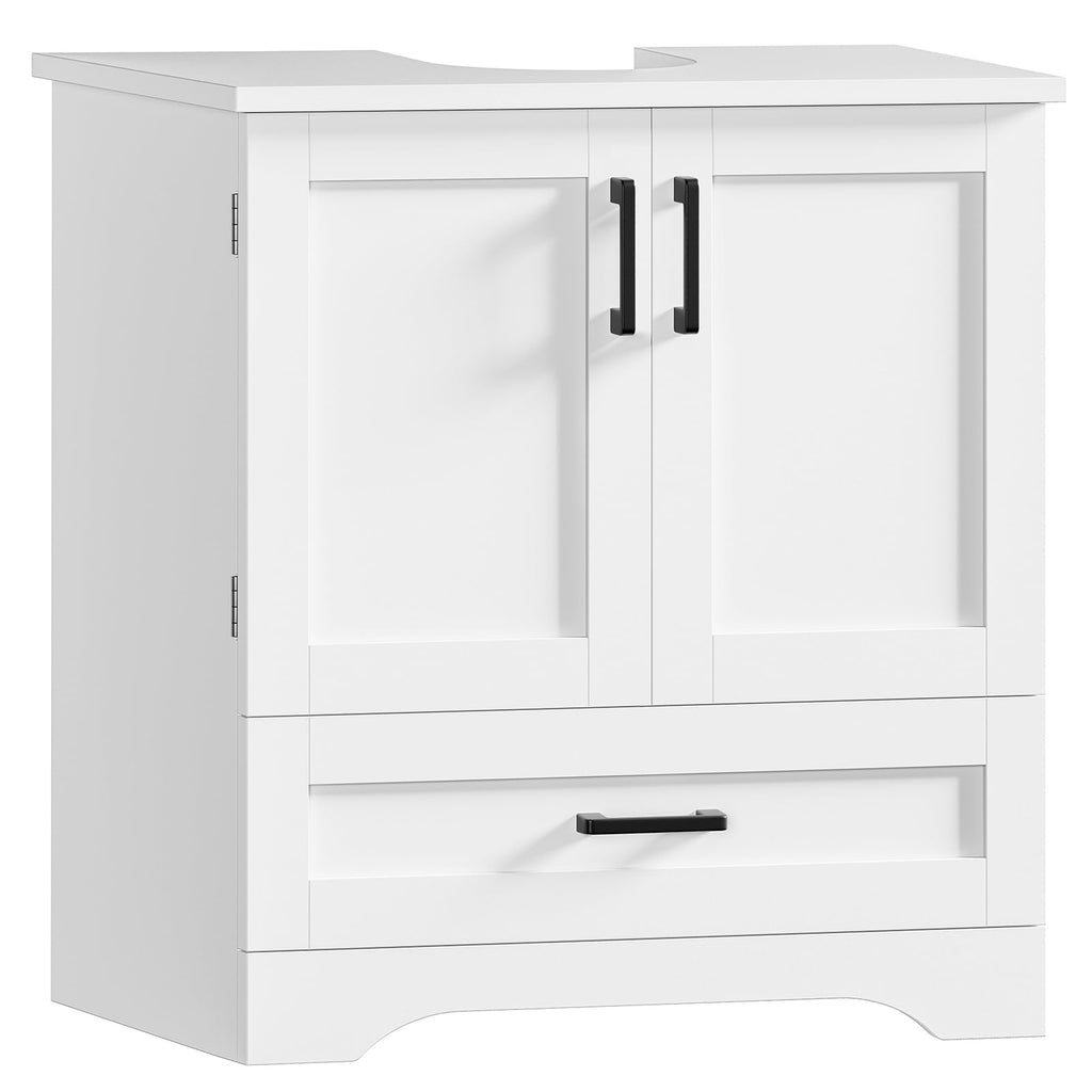 24" Pedestal Sink Storage Cabinet with 2 Doors & 1 Drawer P4158