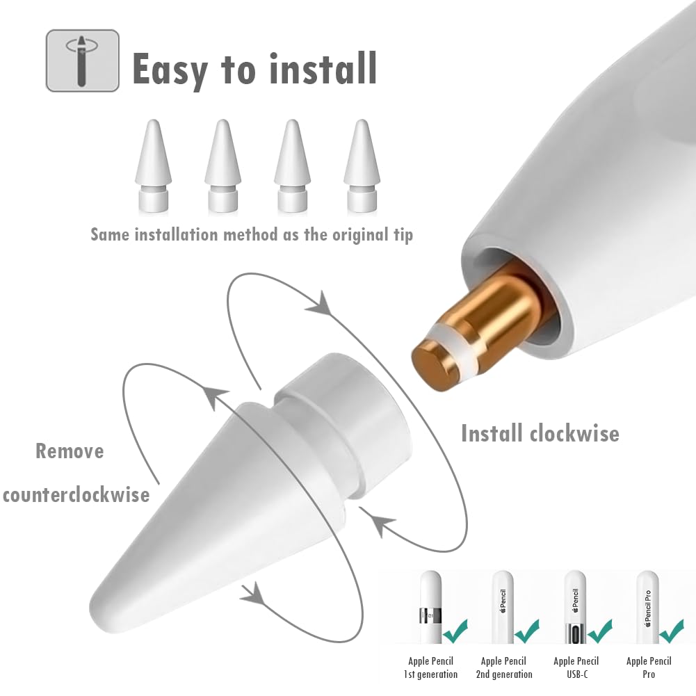 Replacement Tips Compatible with Apple Pencil G4999