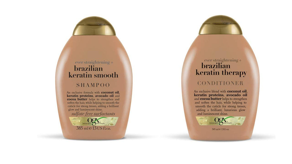 Keratin Shampoo and Conditioner 13 Oz 2 Bottle Set S17159