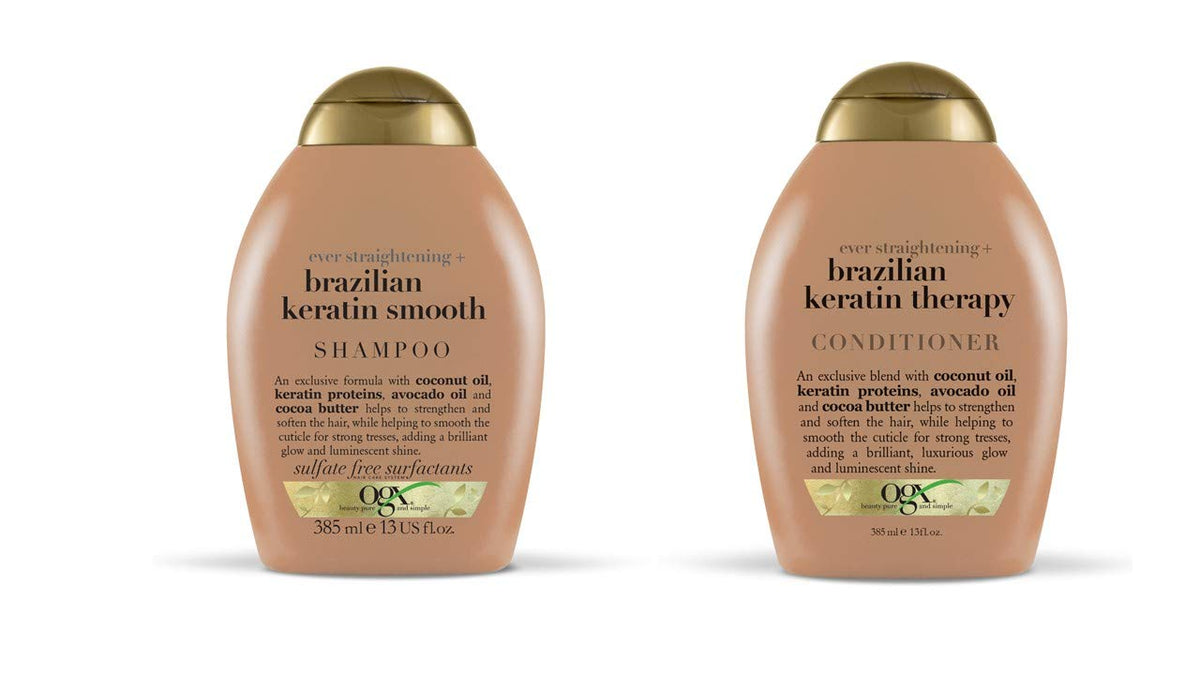 Keratin Shampoo and Conditioner 13 Oz 2 Bottle Set S17159