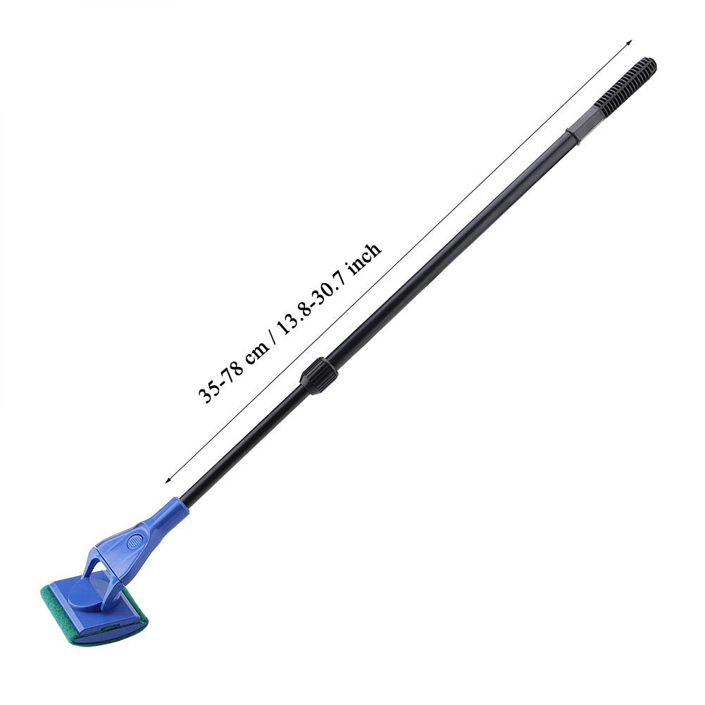 Aquarium Cleaning Kit 5 in 1 Retractable Stainless Steel Scraper G242130