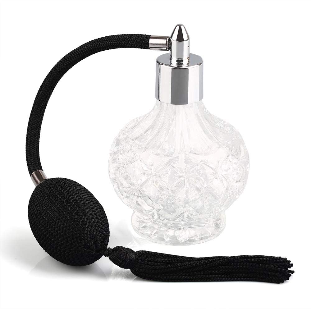 80ml Clear Crystal Vintage Style Perfume Bottle G881442