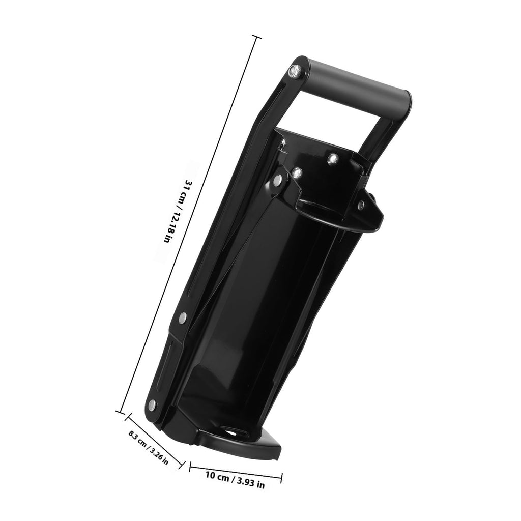 Black Heavy Duty Wall Mounted Can Crusher G9978