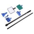 Aquarium Cleaning Kit 5 in 1 Retractable Stainless Steel Scraper G242130