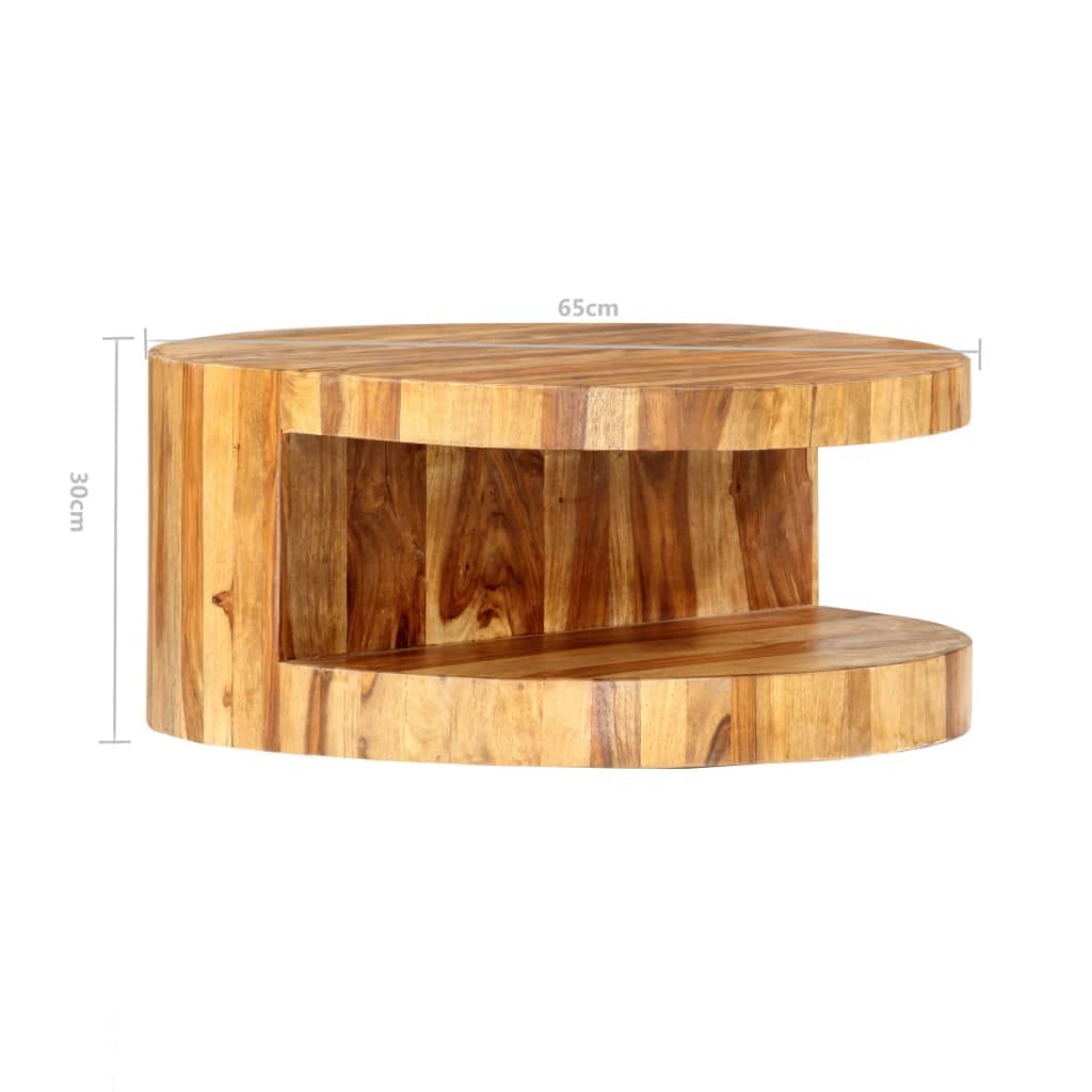 Solid Sheesham Wood Coffee Table T159642