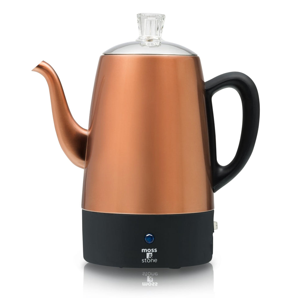 10 Cup Copper Electric Percolator Coffee Pot K718