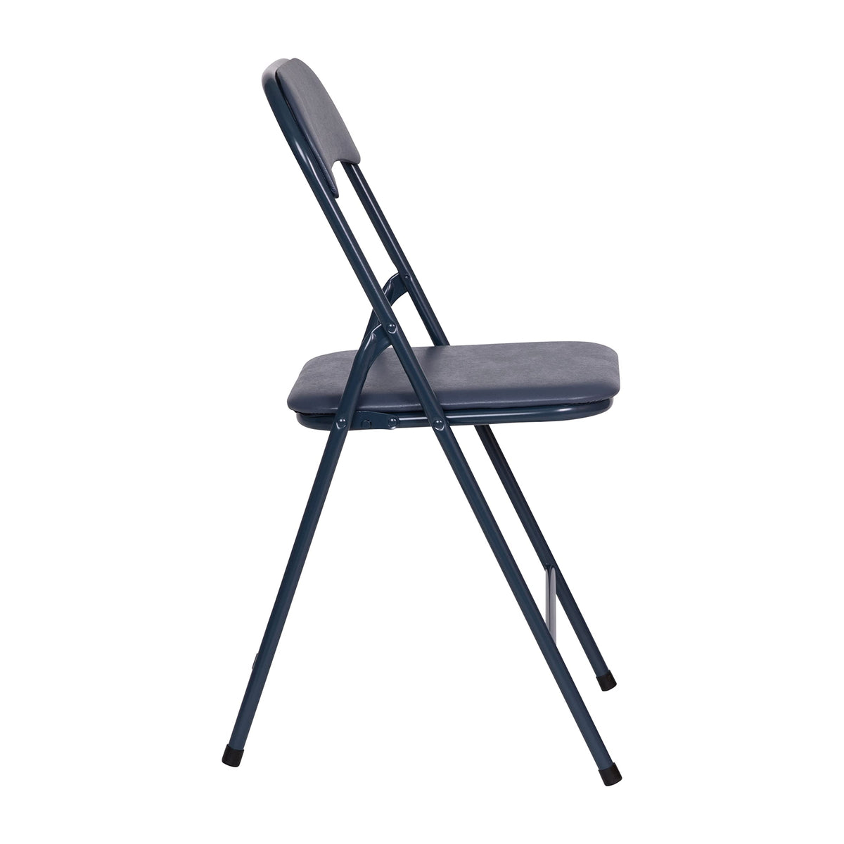 Navy Square Folding Card Table and Chairs Set K653