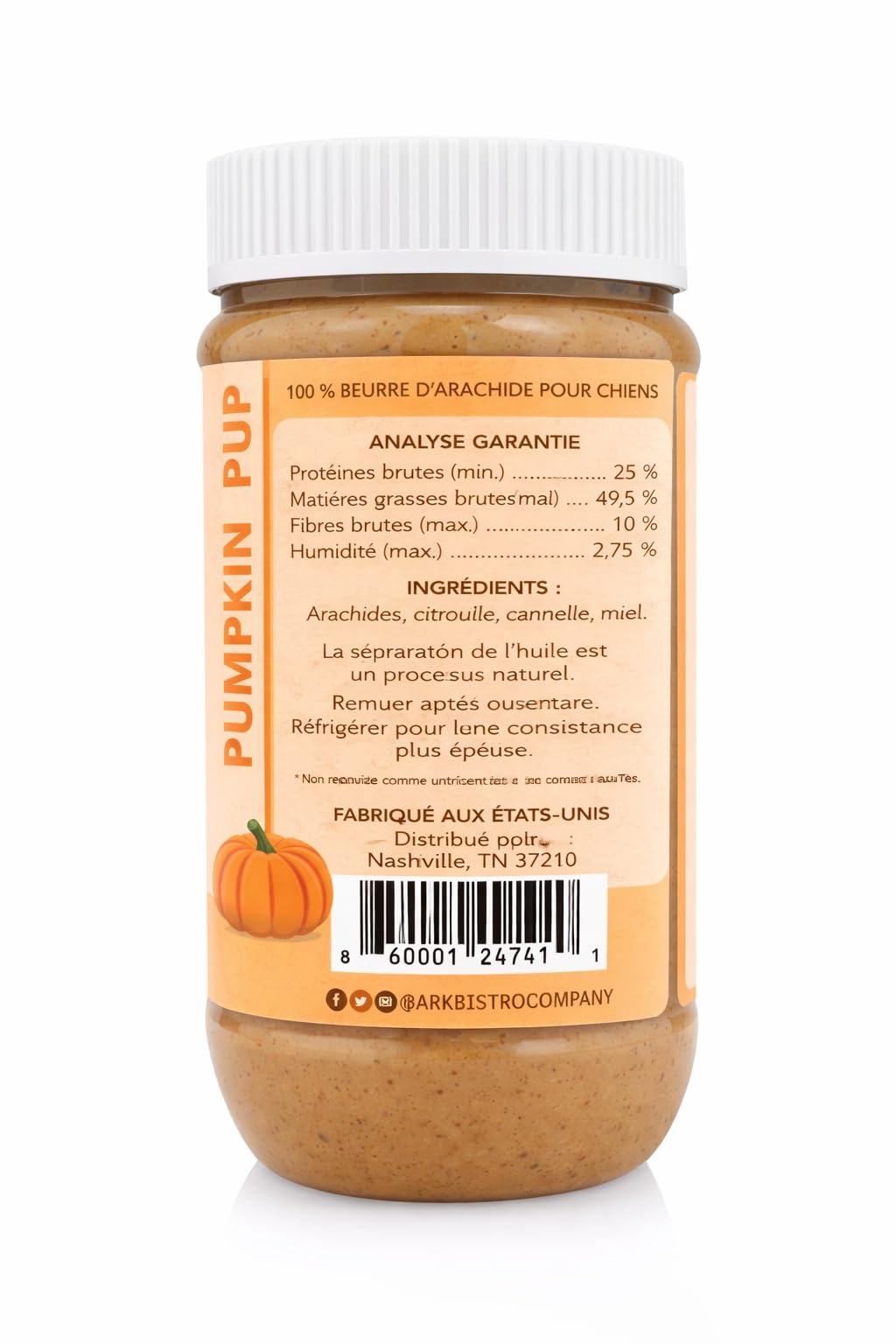 Natural Dog Peanut Butter 17oz I4047