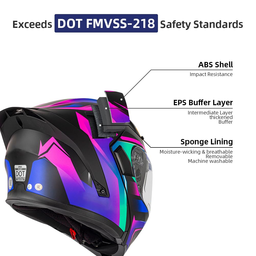 Modular Motorcycle Helmets with Bluetooth X171
