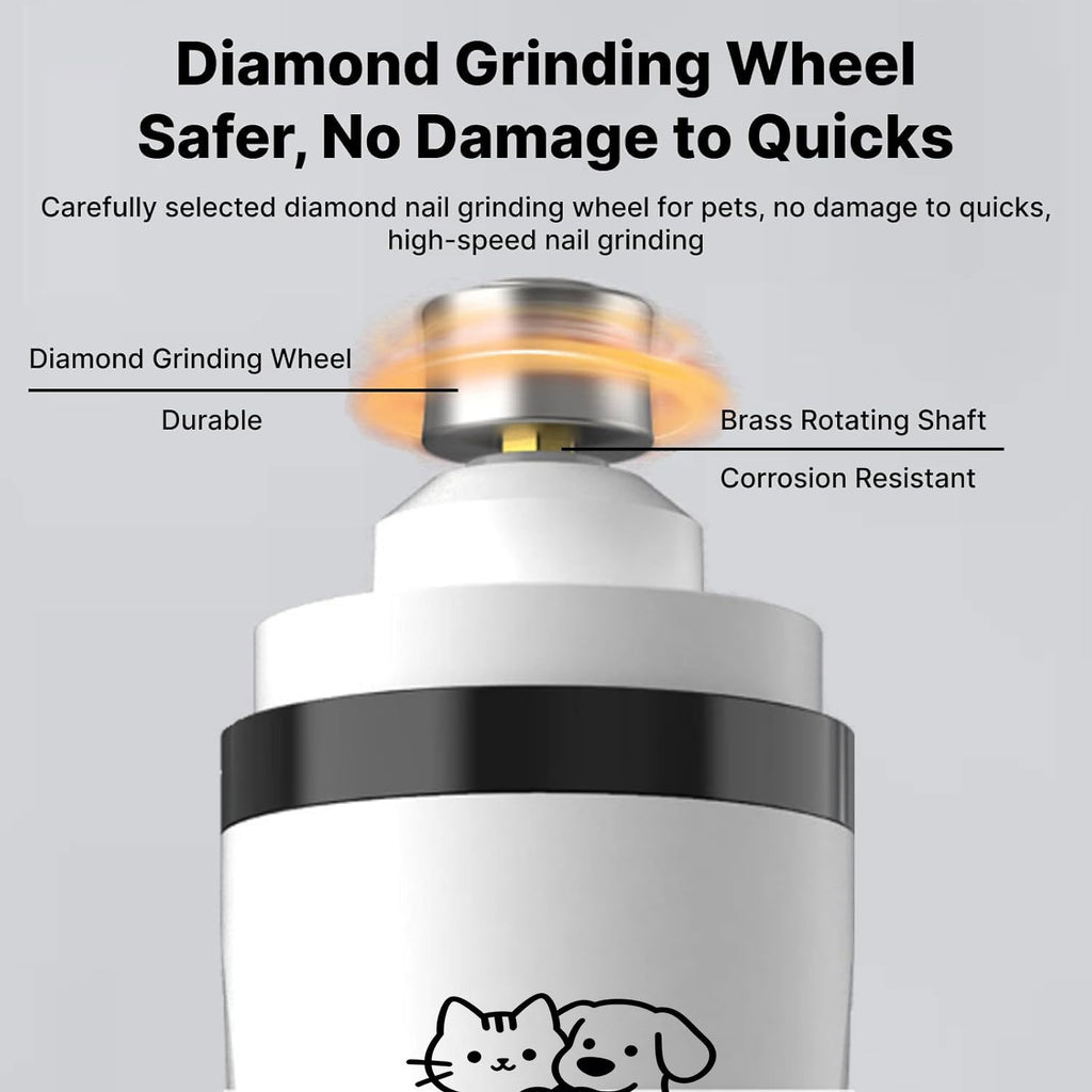 Dog Nail Grinder with Light F666