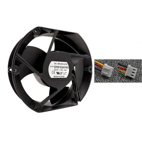 24V 172mm Cooling Fan 3Pin 3Wire Dual Ball B1734