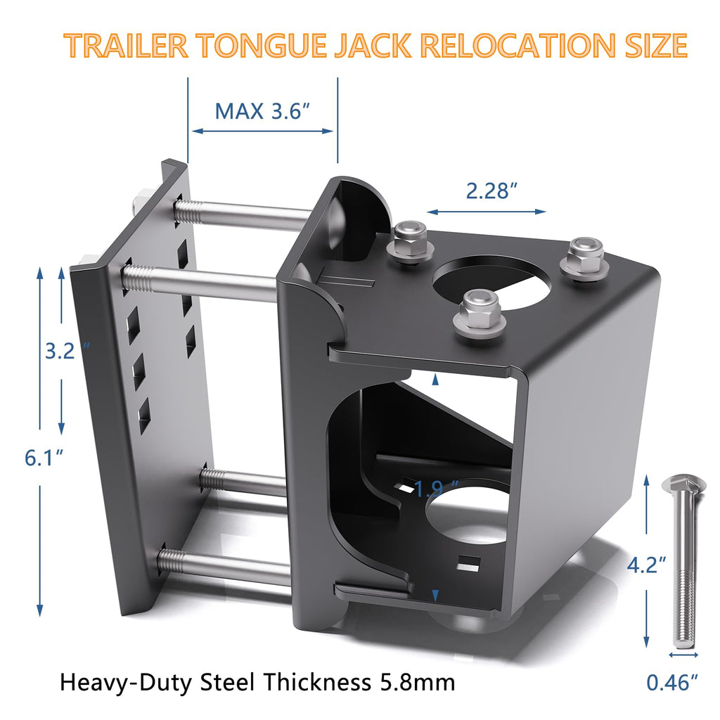 Trailer Jack Relocation Kit M85261
