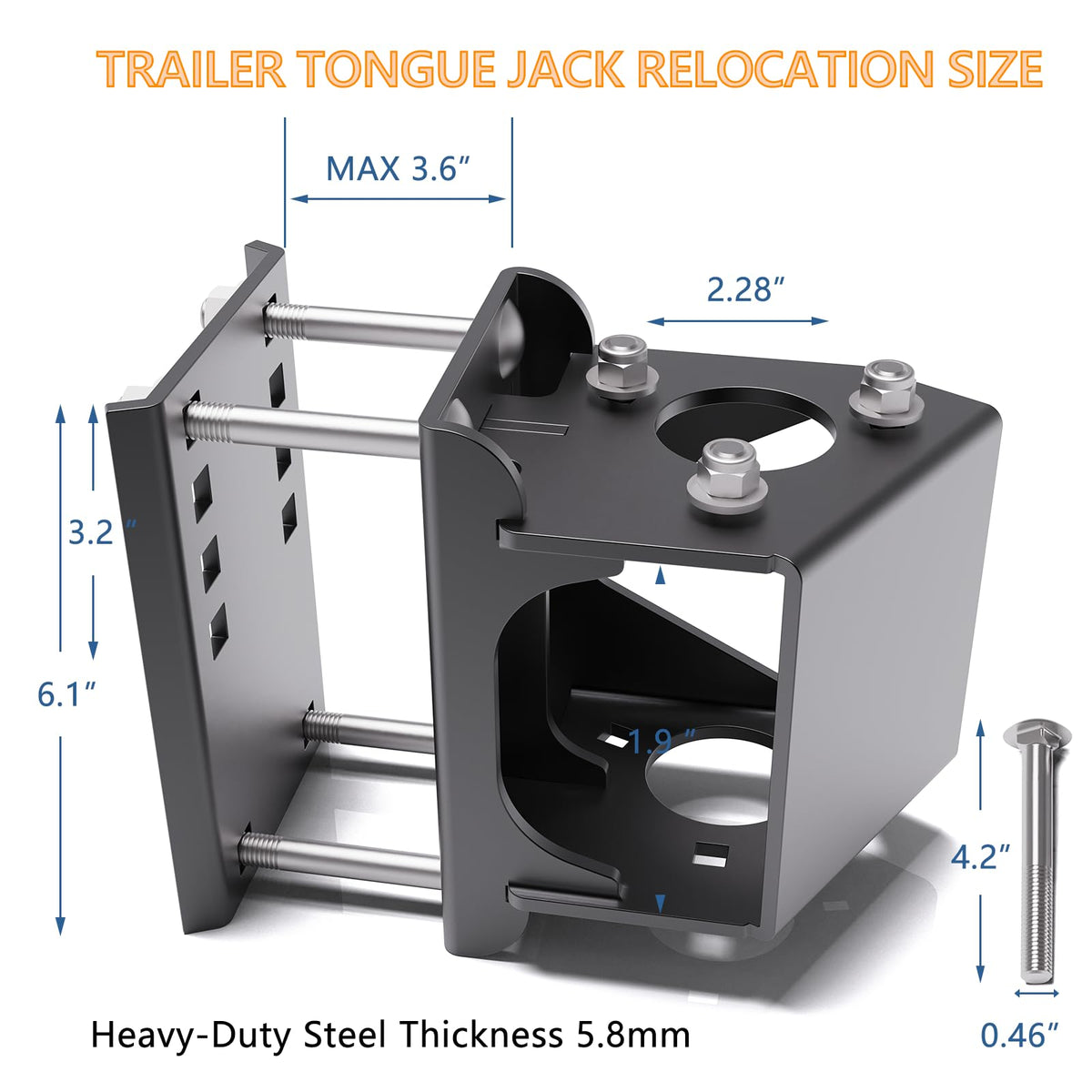 Trailer Jack Relocation Kit M85261