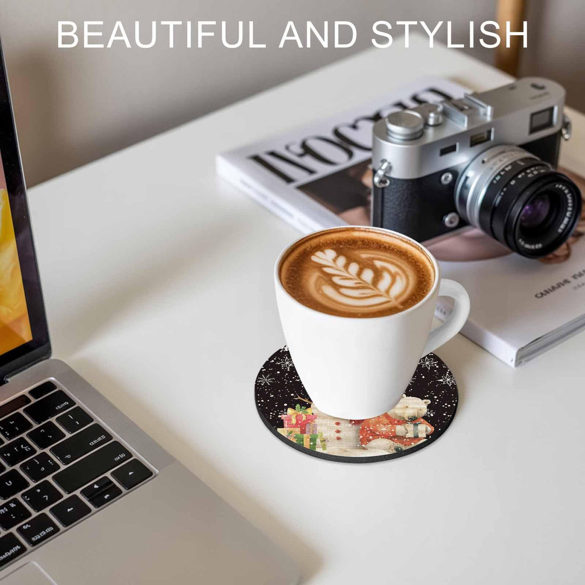 Black Silicone Coasters Set of 2 S237053