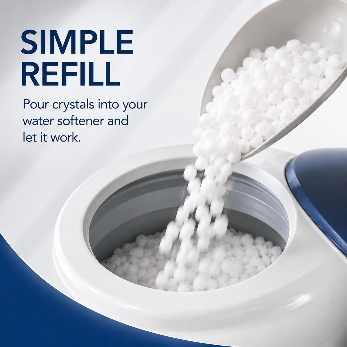 Pure Water Softener Salt Crystals 40 lb Pack of 4 V9809