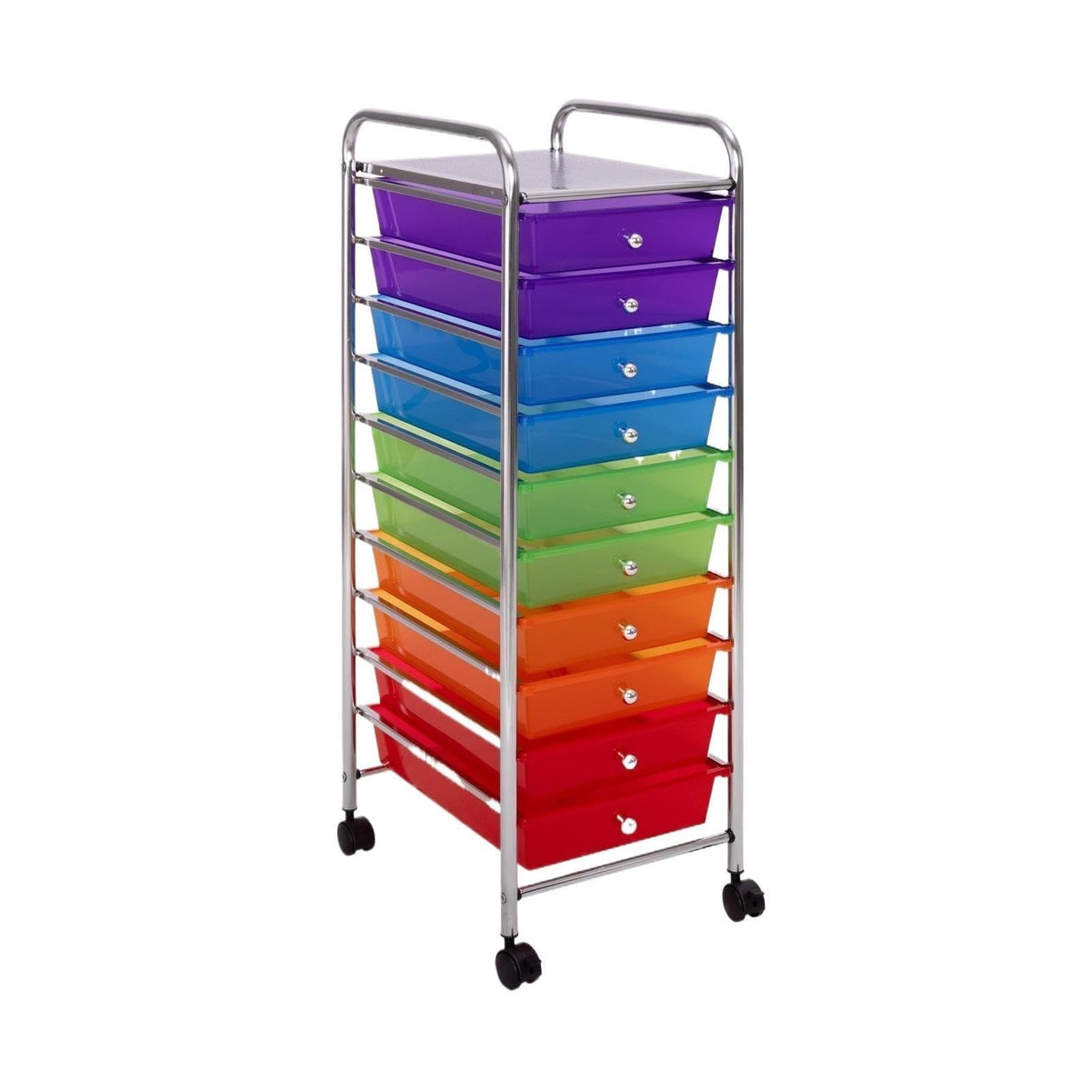 10 Drawer Rolling Storage Cart with Wheels Q44534