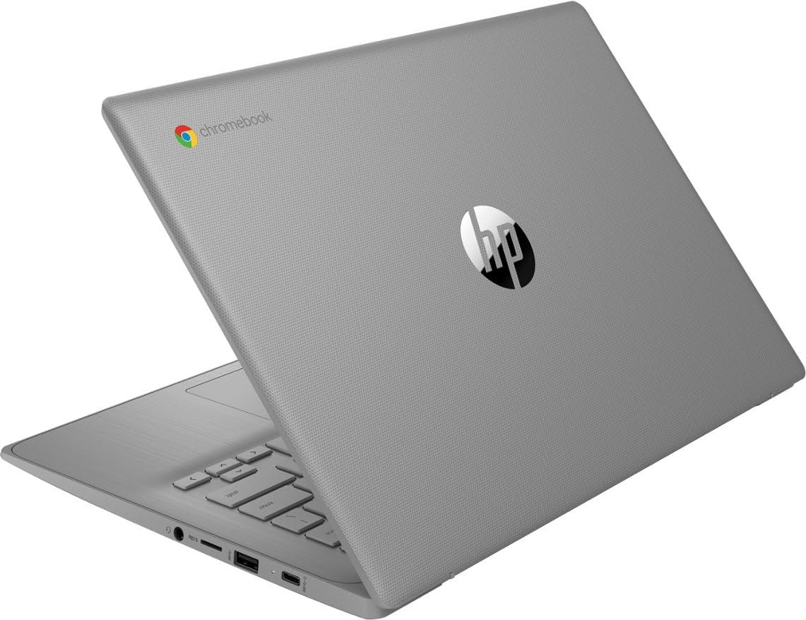 14 Inch Chromebook Laptop, Intel Celeron N4120, 4GB RAM, 128GB Storage, Gray O1319
