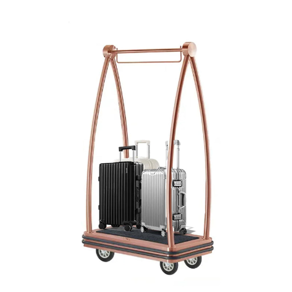 Stainless Steel Baggage Trolley with Wheels P839