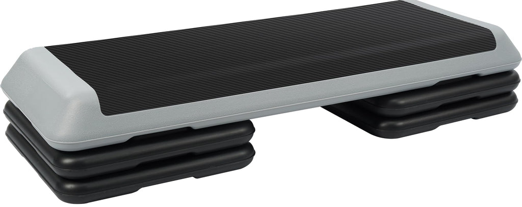 Adjustable Step Aerobic Platform with 4 Stackable Risers O29397
