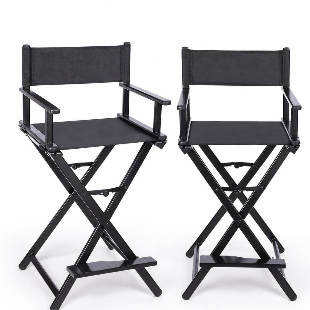 Portable Folding Director Chair with Headrest U259