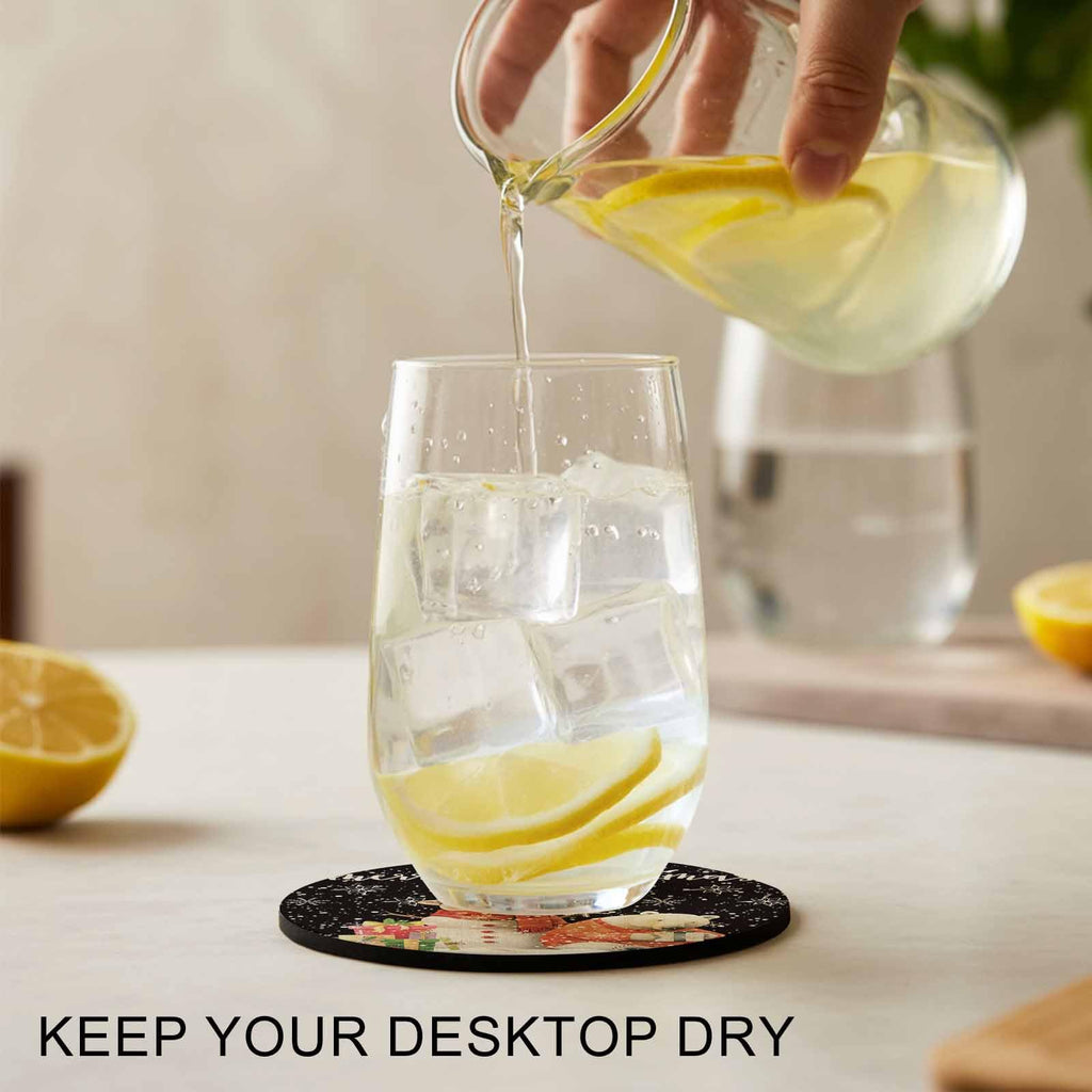 Black Silicone Coasters Set of 2 S237053