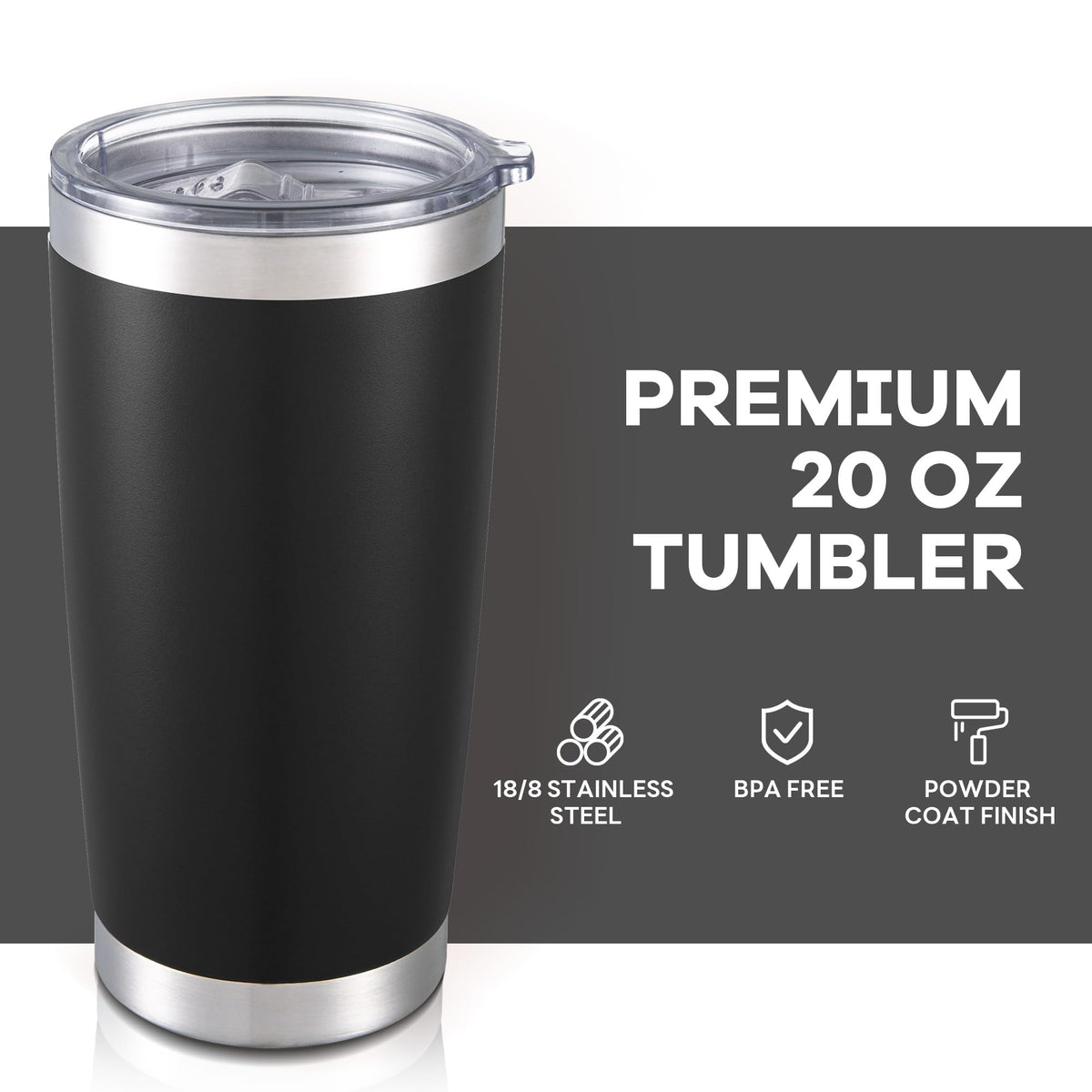 20 oz Stainless Steel Insulated Tumbler R72513