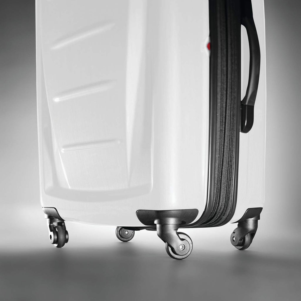 Hardside Luggage with Spinner Wheels, Carry-On 20-Inch, Brushed White K642502