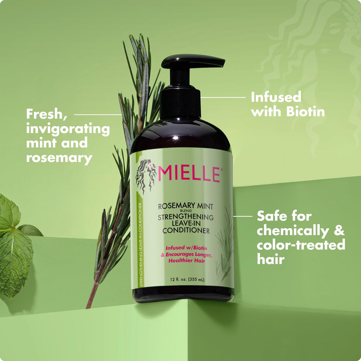 Rosemary Mint Strengthening Leave In Conditioner 12 Oz F481421