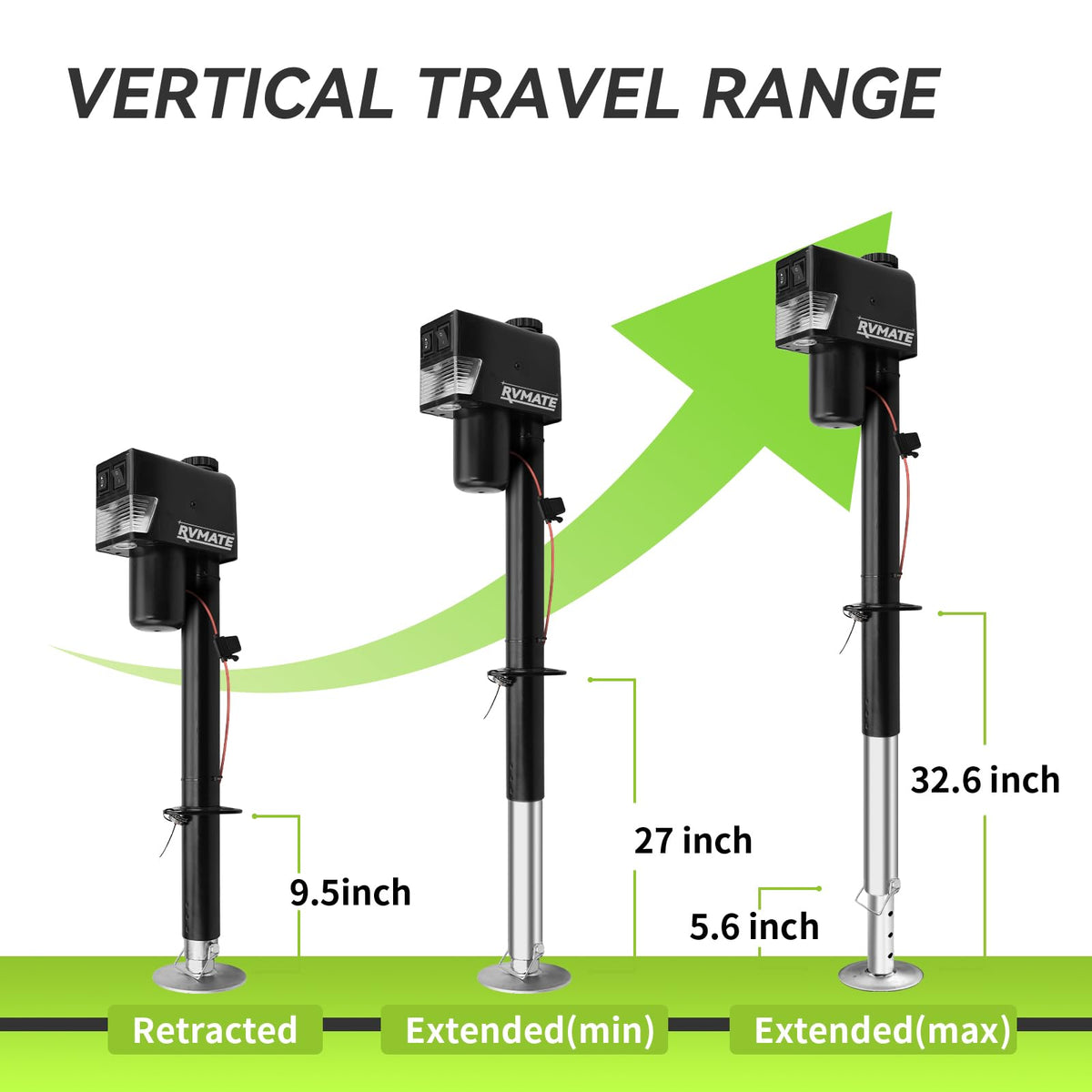Electric A-Frame Trailer Jack up to 3500-4000lbs B9392