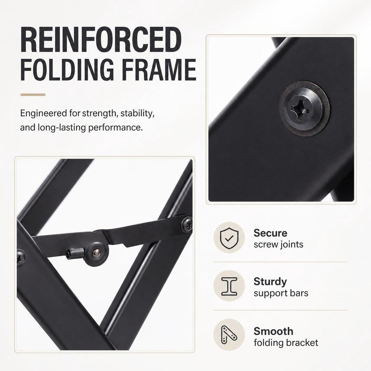 Portable Folding Director Chair with Headrest U259