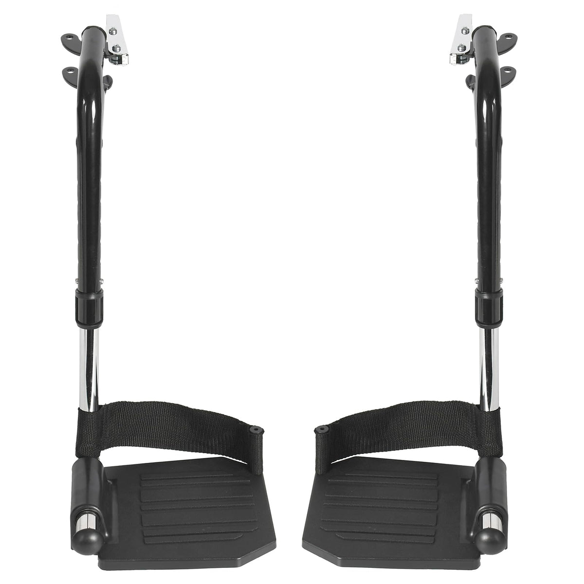 Black Adjustable Foldable Wheelchair Footrest X388444
