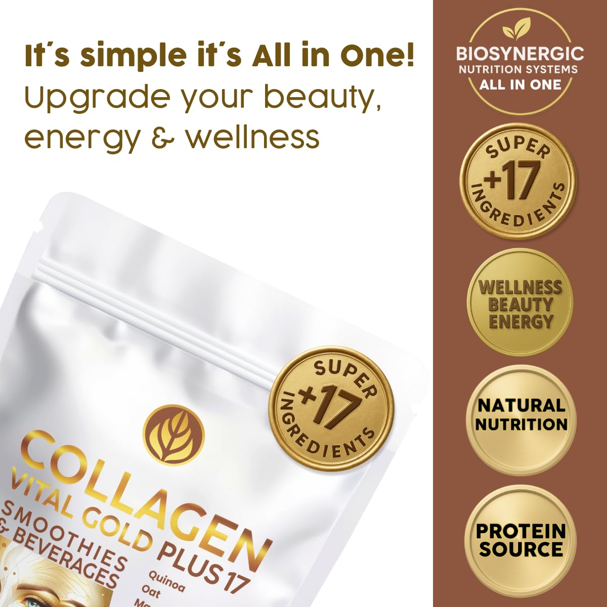 Collagen Peptides Powder Cocoa Flavor 16 oz B59897