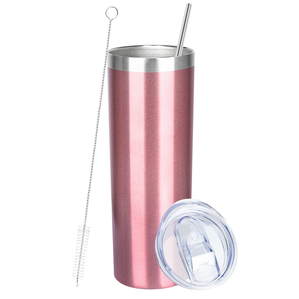 20 oz Stainless Steel Vacuum Insulated Tumbler with Lid and Straw Z9132