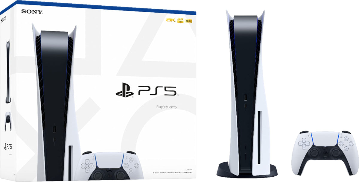 Disc Version Console 4K-TV Gaming 120Hz 8K Output 16GB GDDR6 825GB SSD WiFi 6 Bluetooth 5.1 D243