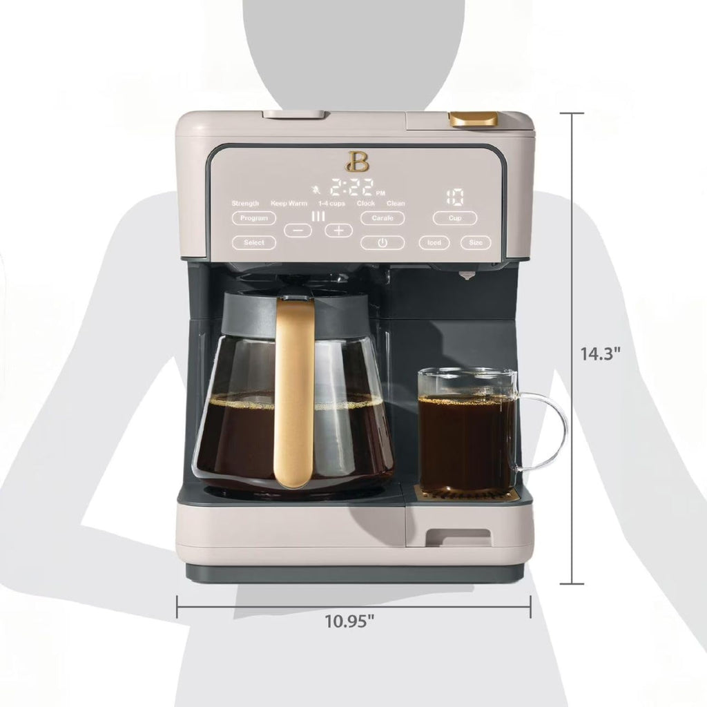 12-Cup Programmable Coffee Maker and Single Serve Brewer W5693