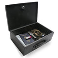 Black Steel Safe Box with Keys Y3211