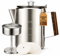 9 Cup Silver Stovetop Coffee Percolator O658