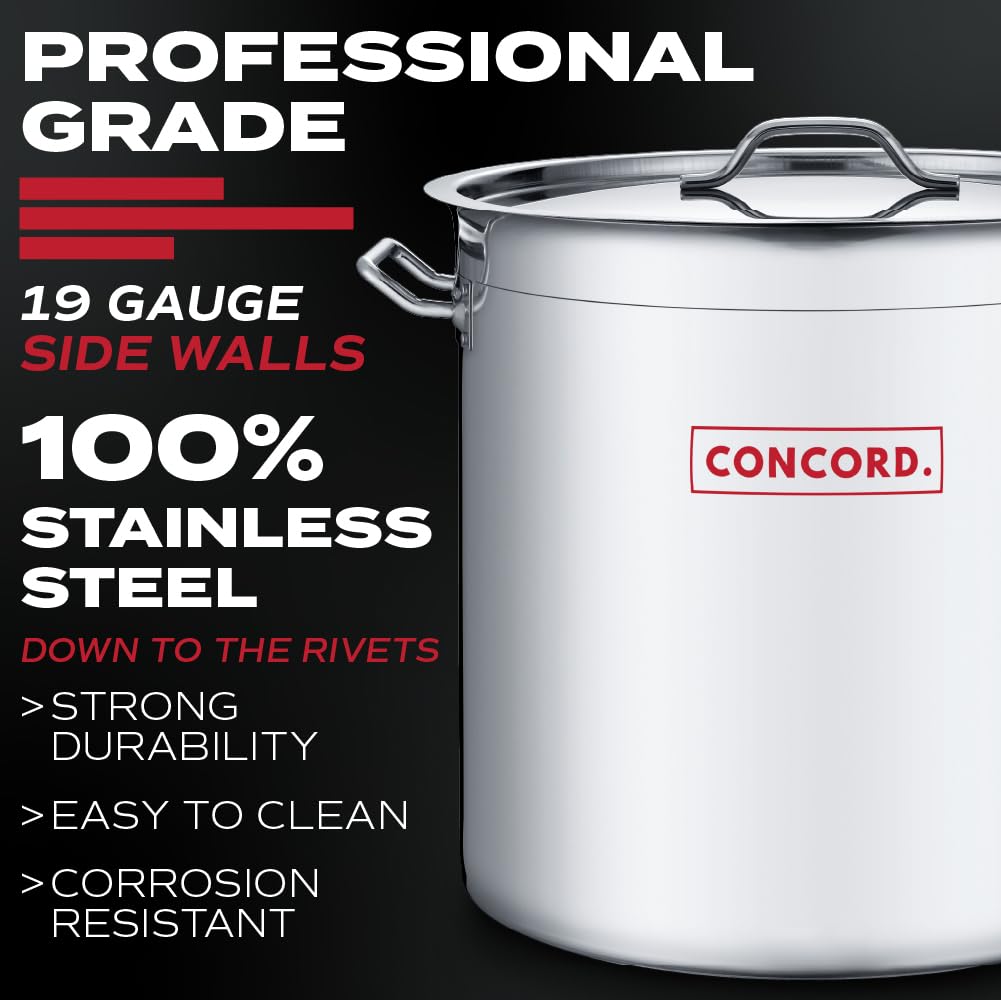 40 Quart Stainless Steel Stock Pot V5932
