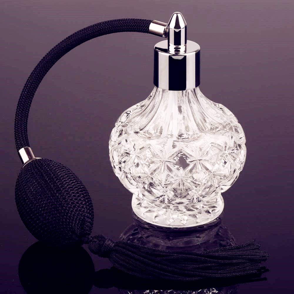 80ml Clear Crystal Vintage Style Perfume Bottle G881442