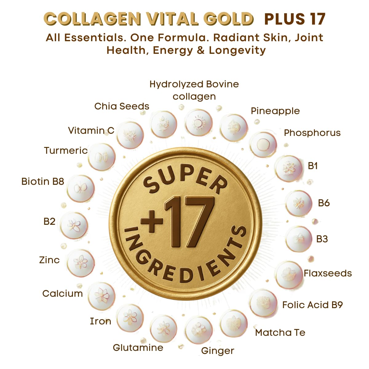 Collagen Peptides Powder Cocoa Flavor 16 oz B59897