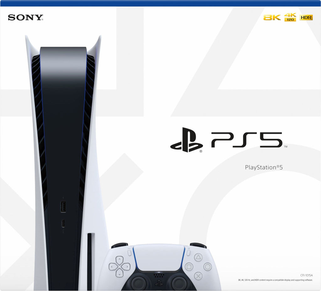 Disc Version Console 4K-TV Gaming 120Hz 8K Output 16GB GDDR6 825GB SSD WiFi 6 Bluetooth 5.1 D243