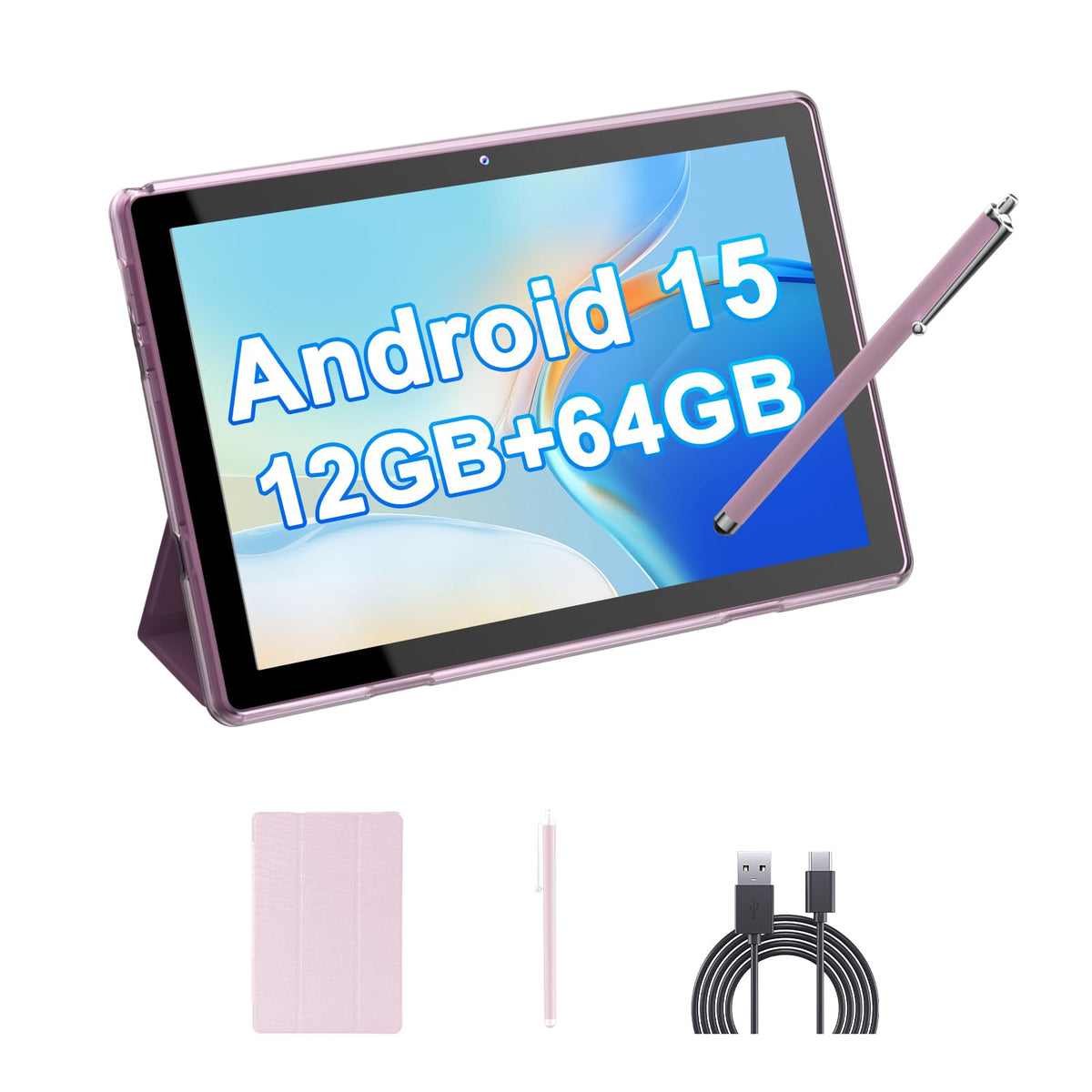 10-inch Android Tablet with Case and Stylus A3831