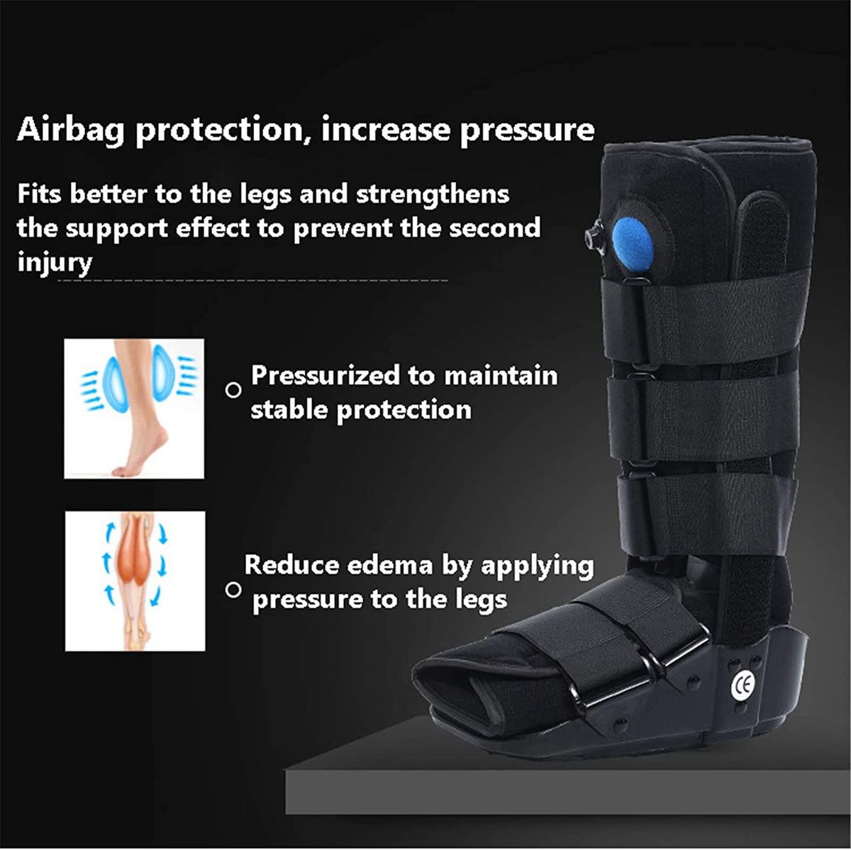 Pneumatic Walking Boot with Air Pump S7450