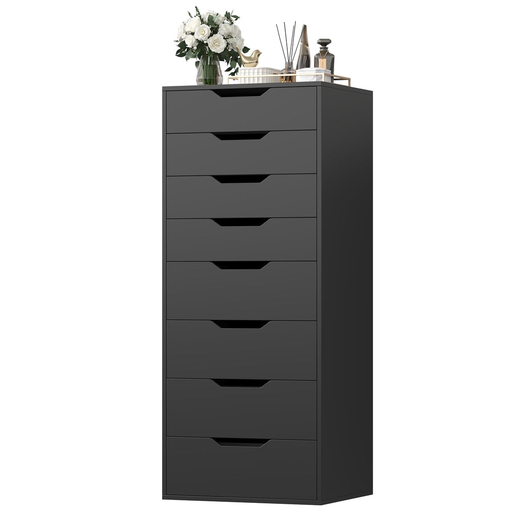 Black 8 Drawer Dresser K26240