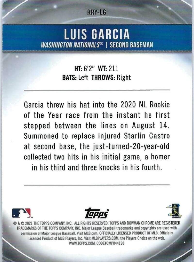 Luis Garcia Baseball Trading Card V222