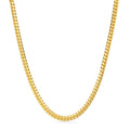 18K Gold Over 925 Sterling Silver Miami Cuban Chain Necklace B420149