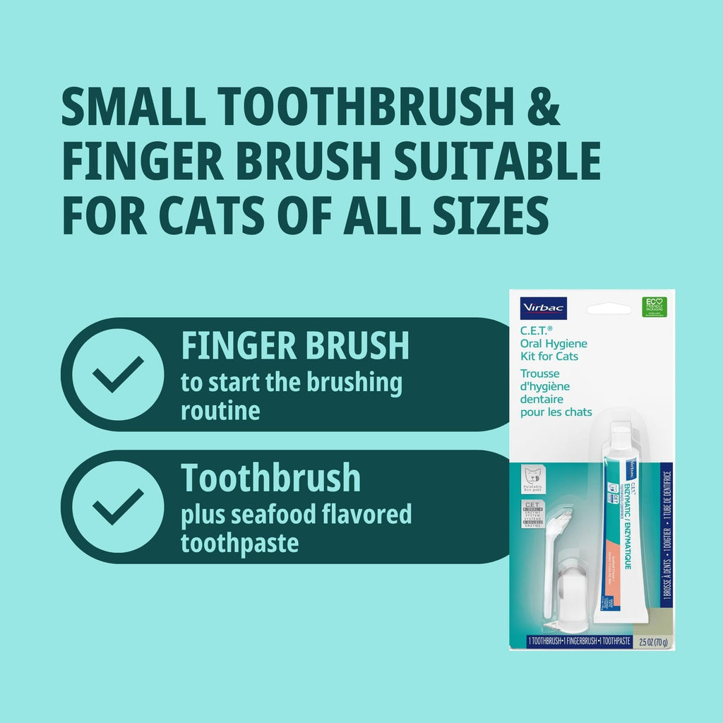 Seafood flavor Cat Toothpaste with Toothbrush Q659