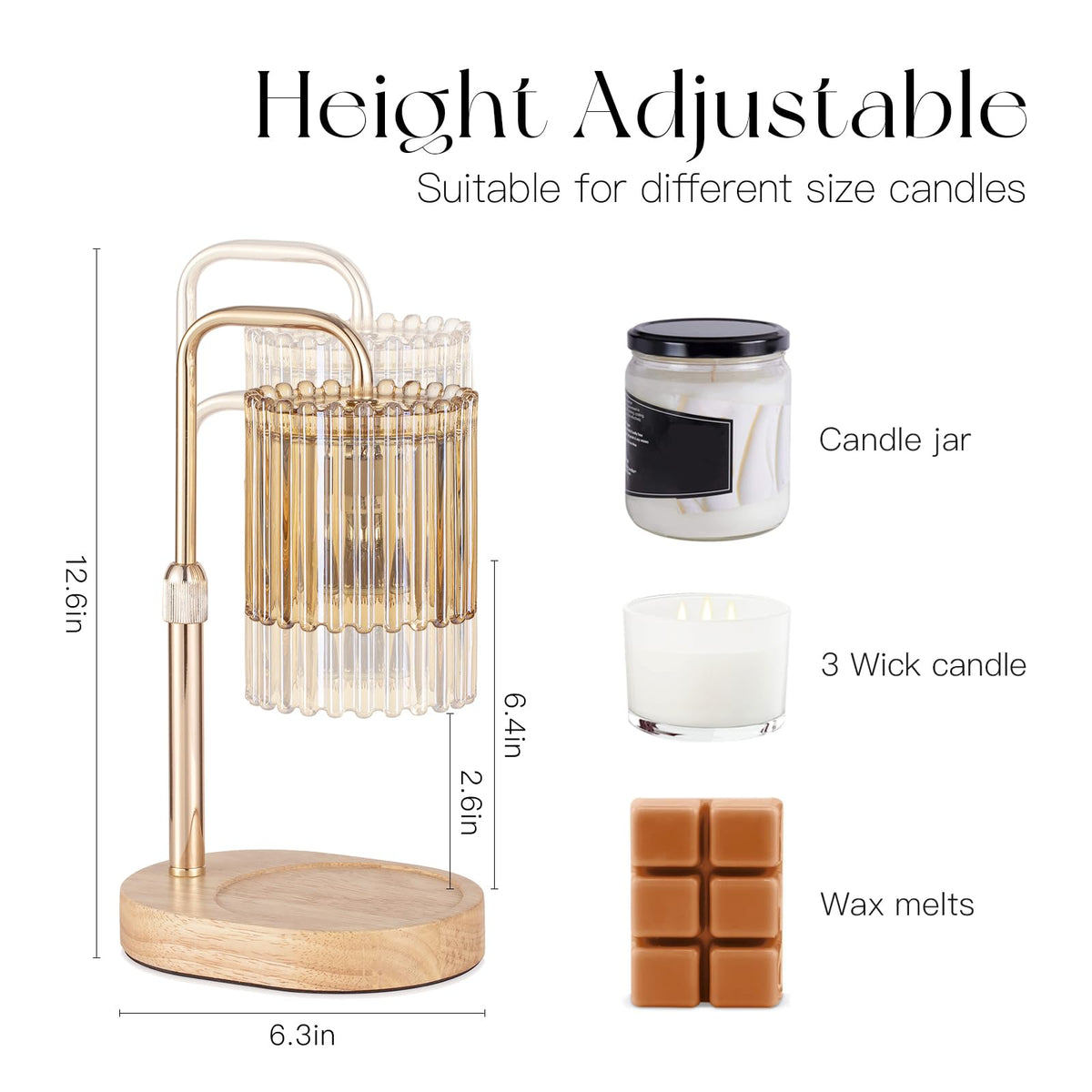 Candle Warmer Lamp with Timer A80578