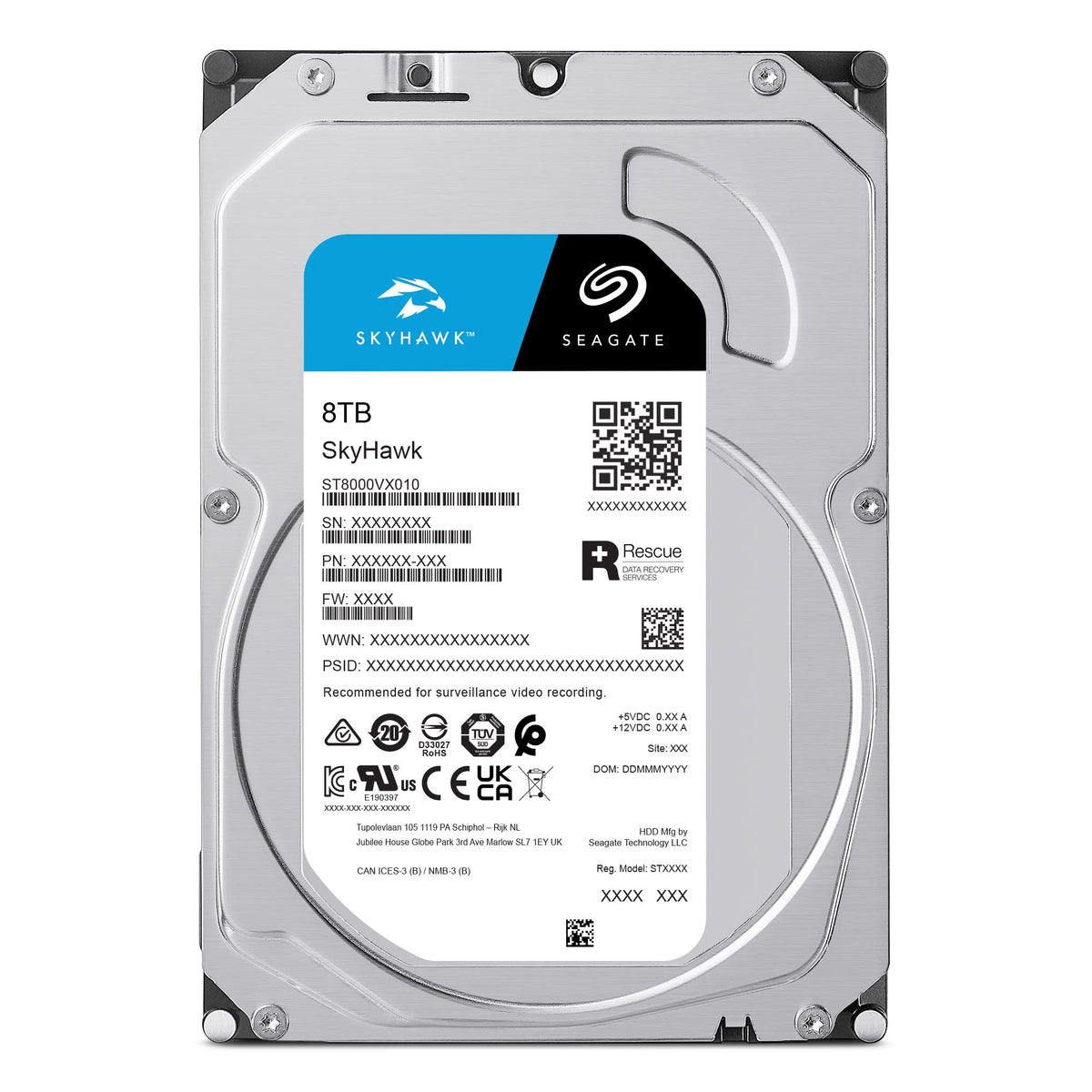 8TB 3.5 Inch SATA Internal Hard Drive U625